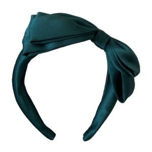 J. Crew Satin Bow Headband